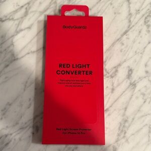 Brand New BodyGuardz Red Light Converter Screen Protector for iPhone 16 Pro